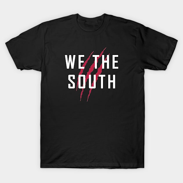 We The South - Tampa Bay Raptors T-Shirt by monitormonkey